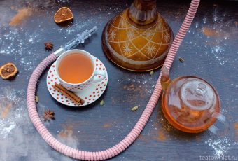 Стеклянный мундштук для кальяна